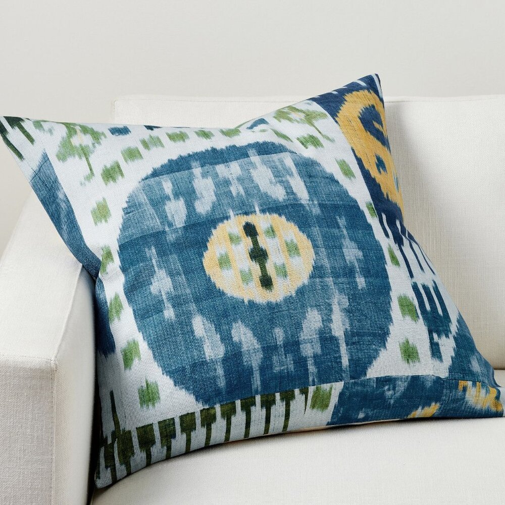 NWT Pottery Barn Enzo Ikat Reversible Pillow Covers - 3 available